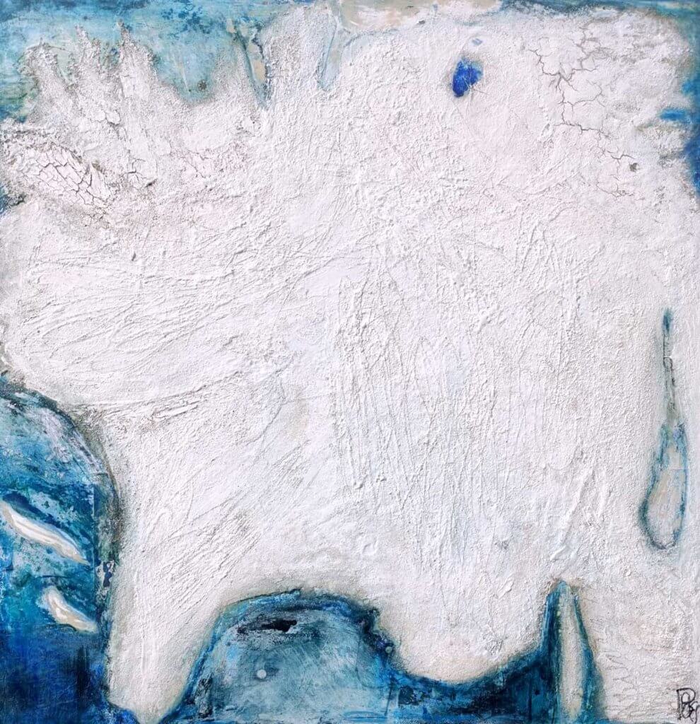 ILANDSIS I est une peinture de la série "Terre Marine" de Corinne Pagès