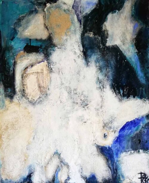 L'étoile de mer est une peinture grand format de Corinne Pagès