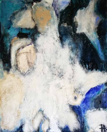 L'étoile de mer est une peinture grand format de Corinne Pagès