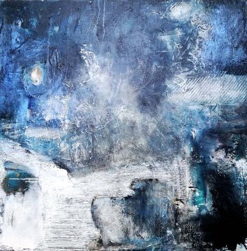 Tableau intitulé "L'Astrolabe" par Corinne Pagès