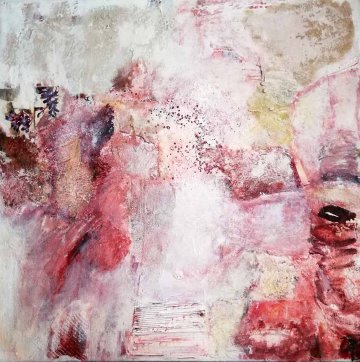 Le temps des Lilas est un tableau de l'artiste Corinne Pagès
