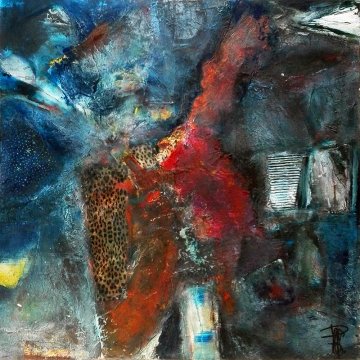 "Nébuleuse" est une œuvre grand format de Corinne Pagès