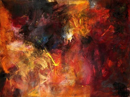 "Éclat", peinture de Corinne Pagès