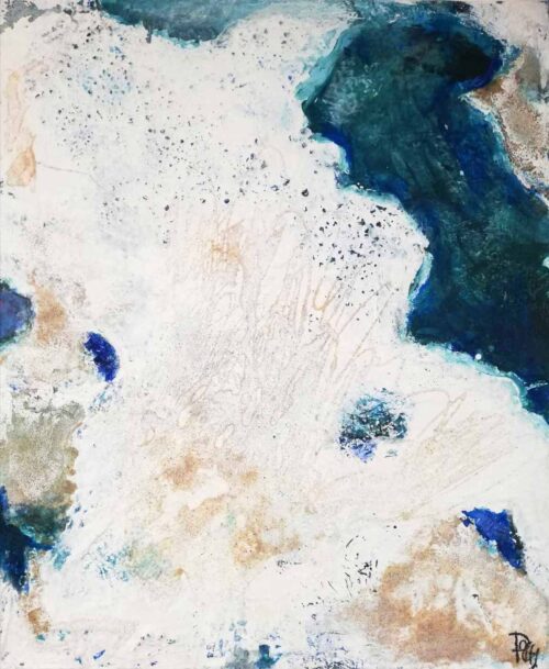 Cyclades I est une peinture sur toile de l'artiste Corinne Pagès