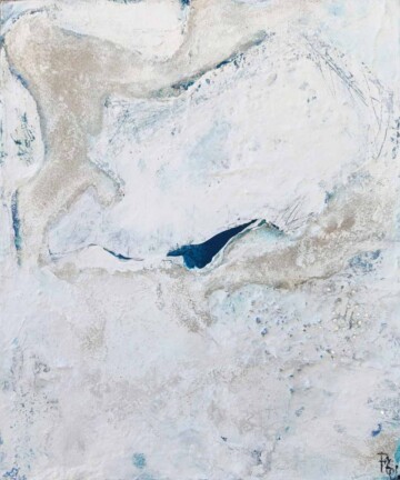 ARCTIQUE IV est un tableau de la série Ailleurs de Corinne Pagès