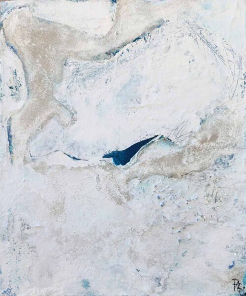 ARCTIQUE IV est un tableau de la série Ailleurs de Corinne Pagès