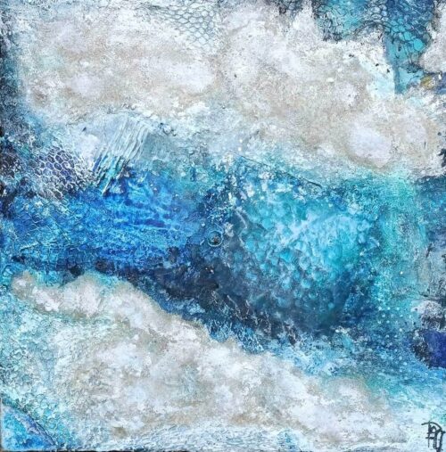 Rivages II est une toile abstraite de Corinne Pagès